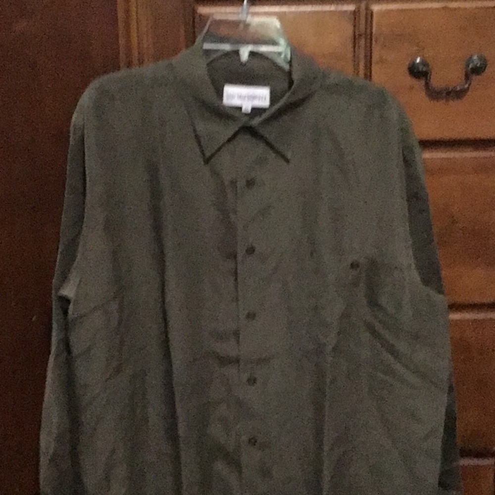 Menswear XL Gray dress shirt
